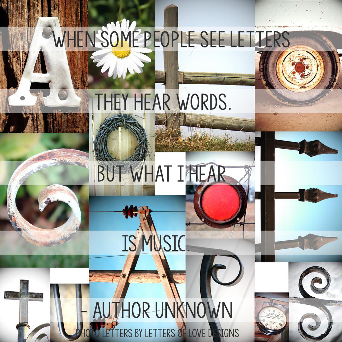 Seeing Letters